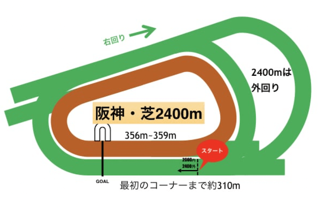 阪神競馬場芝コース特徴