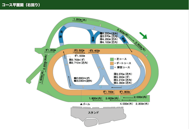 中山競馬場特徴②コーナー