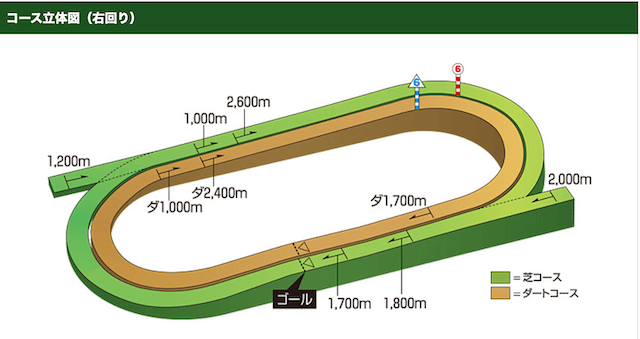 函館競馬場特徴