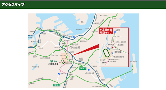 小倉競馬場アクセス方法
