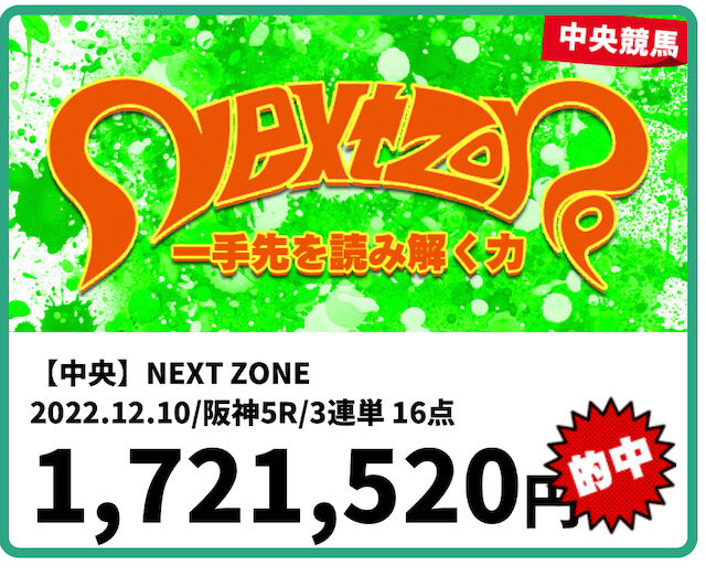 競馬ライク2022年12月10日阪神5R的中実績
