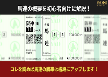 馬連とは？おすすめの買い方や他の券種との違いを徹底解説！画像