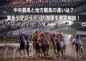 中央競馬と地方競馬の違い画像