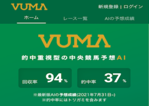 AI競馬予想VUMA(ヴーマ)画像