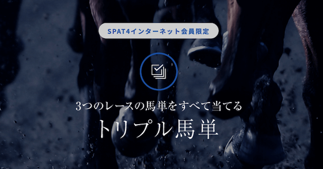 地方競馬ライブSPAT4トリプル馬単