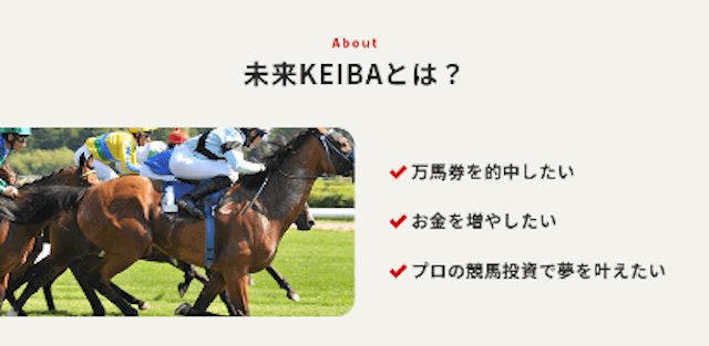 未来競馬特徴