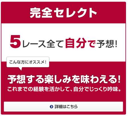 WIN5の買い方③完全セレクト