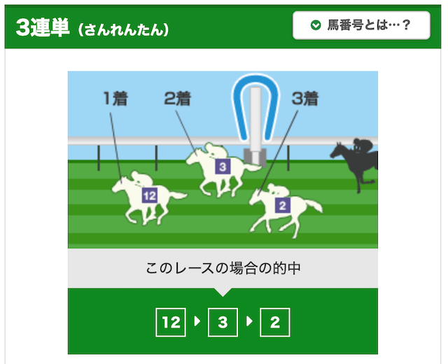 競馬初心者馬券の買い方【3連単】