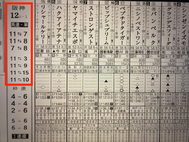 勝馬サプライズ2023年9月30日阪神12R競馬新聞