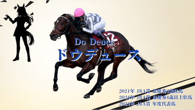 イクイノックスの最大のライバルで最強馬ドウデュースの紹介です!