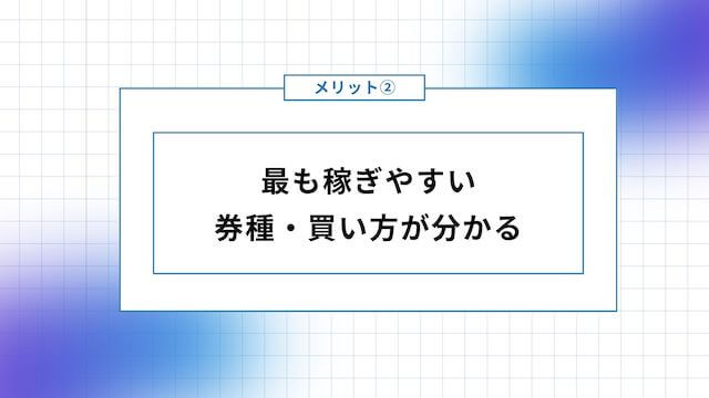 合成オッズメリット②