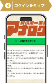 登録方法4：アナログ登録手順4