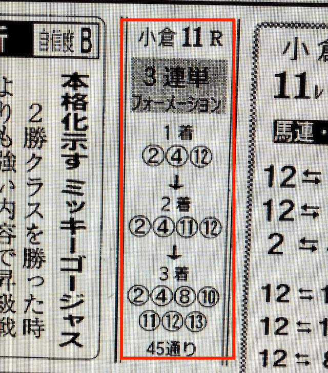 20240113_小倉11R_新聞画像