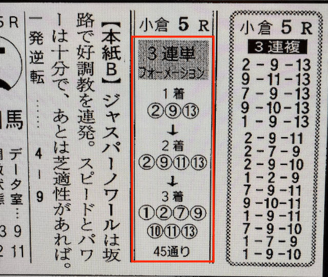馬生_20230902-小倉5R_競馬新聞画像