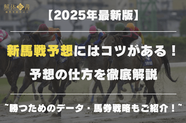 新馬戦予想