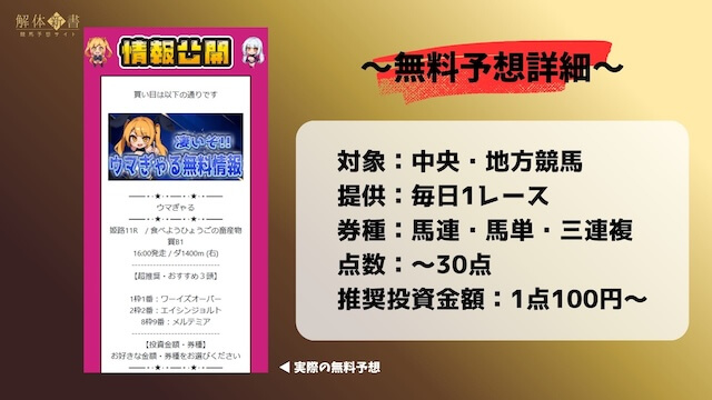 ウマぎゃる_無料予想画像4