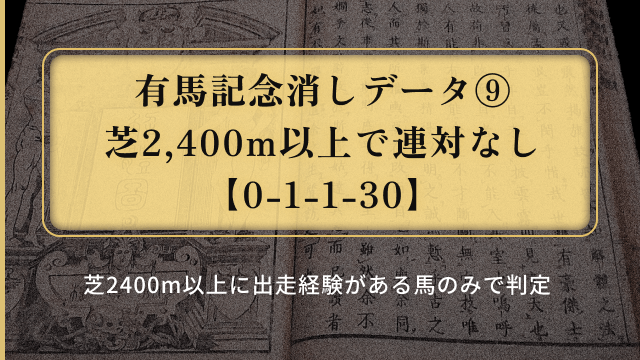 有馬記念消しデータ9