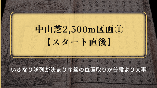 有馬記念重馬場展開_スタート直後