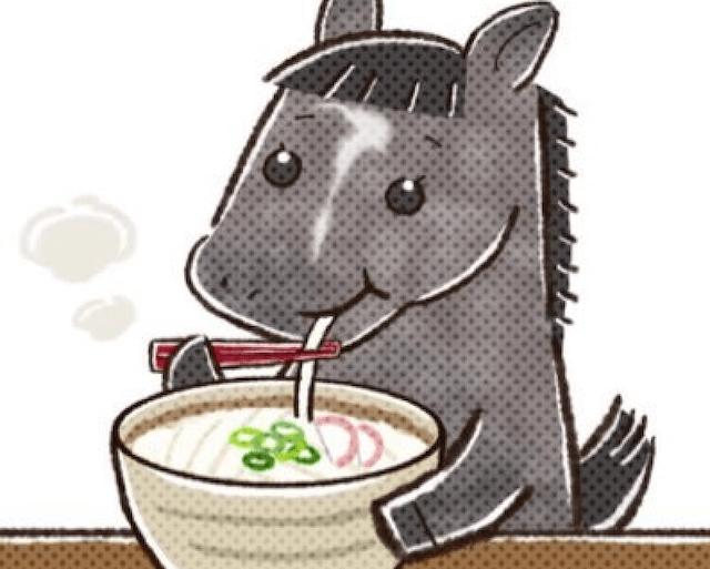 かしわうどん顔画像