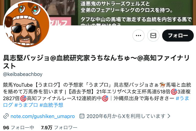 うまプロ具志堅X画像