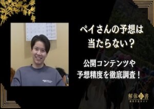 ペイさんの競馬予想画像