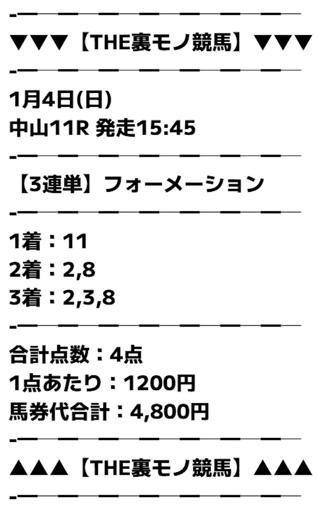 裏モノ競馬有料予想_禁断の真実