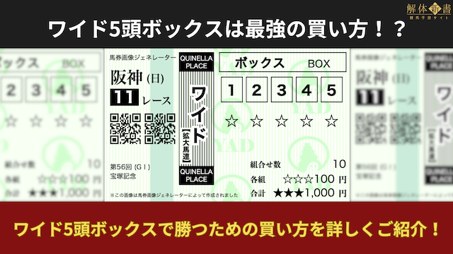 ワイド5頭ボックス