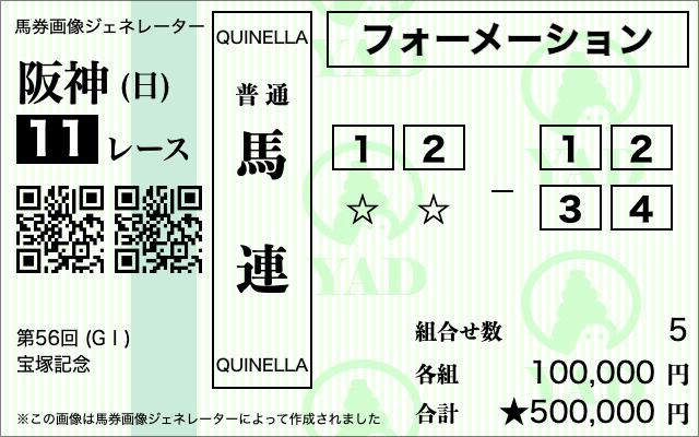 馬連フォーメーション
