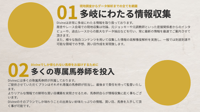 ディバインの特徴画像