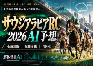 サウジアラビアロイヤルカップ　AI予想画像