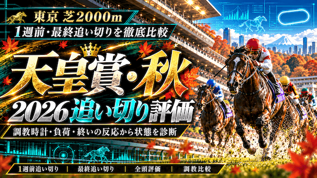 天皇賞秋追い切りのトップ画像